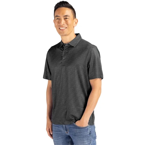 Men's polo with short sleeves, 4-way stretch, UPF50+ sun protection, and... from ASI 47965 Cutter & Buck