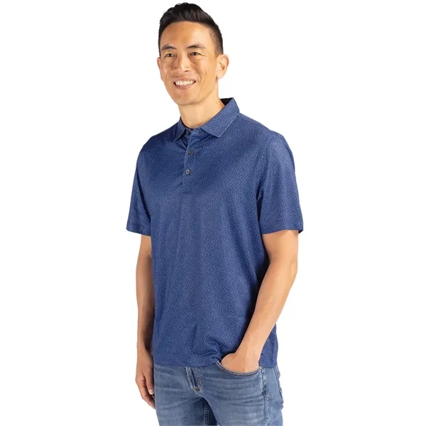 Men's polo with short sleeves, 4-way stretch, UPF50+ sun protection, and... from ASI 47965 Cutter & Buck
