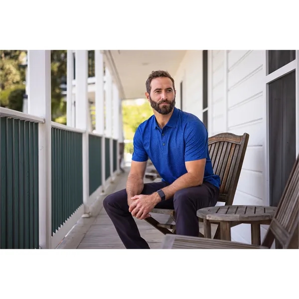 Men's polo with short sleeves, 4-way stretch, UPF50+ sun protection, and... from ASI 47965 Cutter & Buck