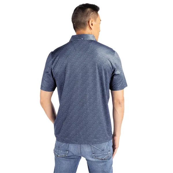 Men's polo with short sleeves, 4-way stretch, UPF50+ sun protection, and... from ASI 47965 Cutter & Buck