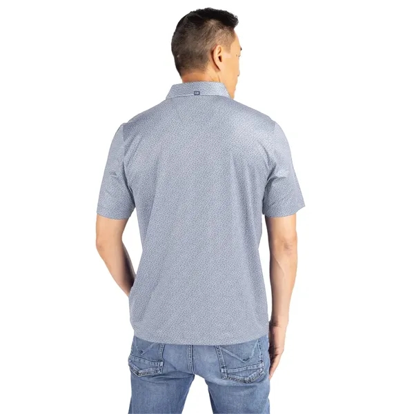Men's polo with short sleeves, 4-way stretch, UPF50+ sun protection, and... from ASI 47965 Cutter & Buck