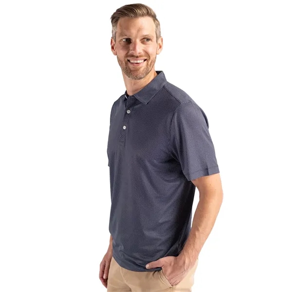 Men's polo with short sleeves, 4-way stretch, moisture-wicking performance, and UPF50+... from ASI 47965 Cutter & Buck