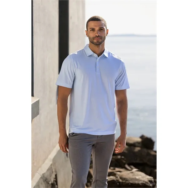 Men's polo with short sleeves, 4-way stretch, moisture-wicking performance, and UPF50+... from ASI 47965 Cutter & Buck