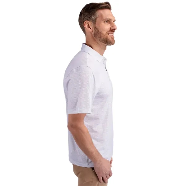 Men's polo with short sleeves, 4-way stretch, moisture-wicking performance, and UPF50+... from ASI 47965 Cutter & Buck