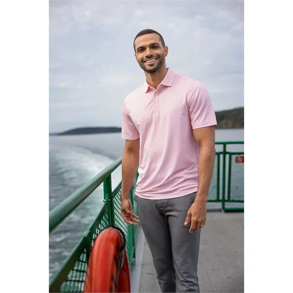 Men's polo with short sleeves, 4-way stretch, moisture-wicking performance, and UPF50+... from ASI 47965 Cutter & Buck