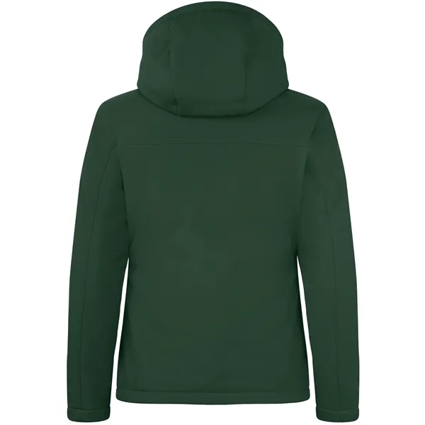 Women's jacket with insulation, wind and water resistance, hood, drawstring, moisture-wicking... from ASI 47965 Cutter & Buck