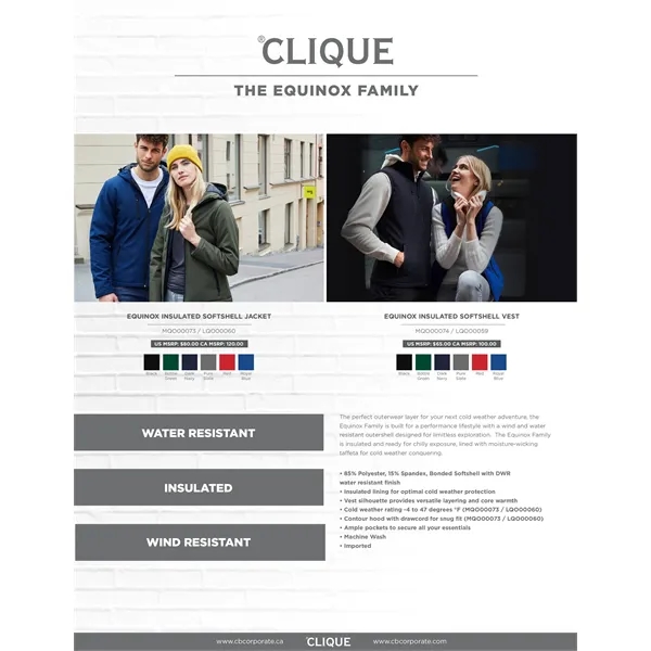 Men's jacket with insulation, wind and water resistance, hood, drawcord, moisture-wicking... from ASI 47965 Cutter & Buck