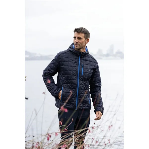 Men's jacket with a full-zip, down-alternative insulation, hood, and wind and... from ASI 47965 Cutter & Buck
