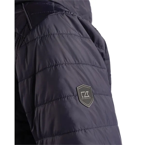Men's jacket with a full-zip, down-alternative insulation, hood, and wind and... from ASI 47965 Cutter & Buck