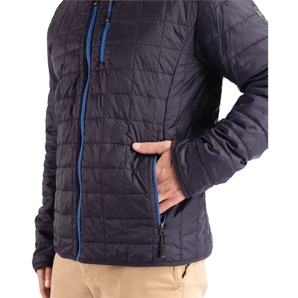 Men's jacket with a full-zip, down-alternative insulation, hood, and wind and... from ASI 47965 Cutter & Buck