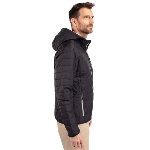 Men's jacket with a full-zip, down-alternative insulation, hood, and wind and... from ASI 47965 Cutter & Buck