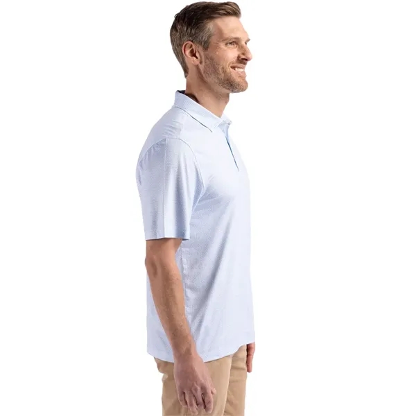 Men's polo with short sleeves, 4-way stretch, and UPF50+ sun protection.... from ASI 47965 Cutter & Buck