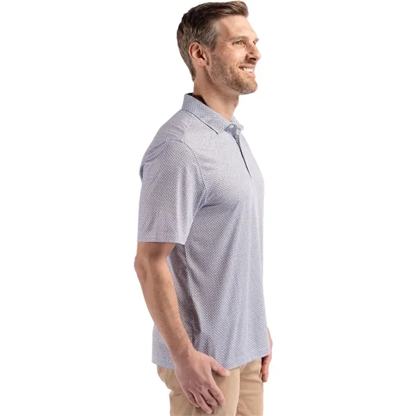 Men's polo with short sleeves, 4-way stretch, and UPF50+ sun protection.... from ASI 47965 Cutter & Buck