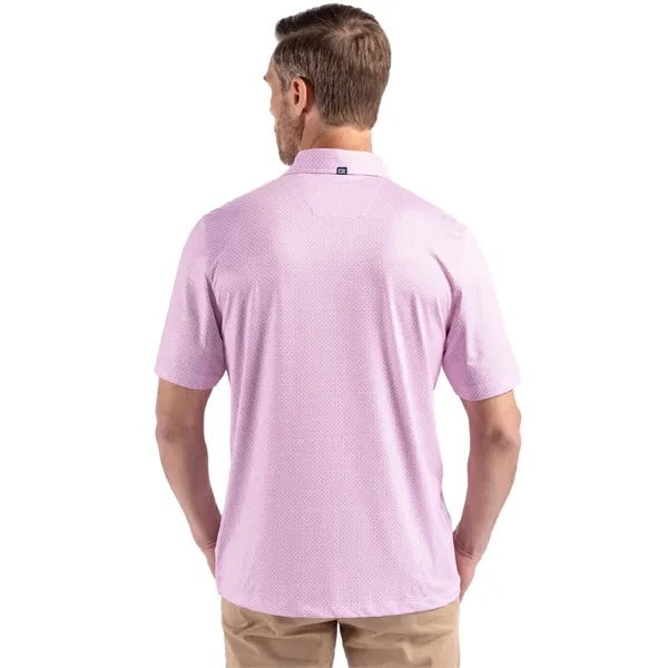 Men's polo with short sleeves, 4-way stretch, and UPF50+ sun protection.... from ASI 47965 Cutter & Buck