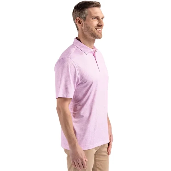 Men's polo with short sleeves, 4-way stretch, and UPF50+ sun protection.... from ASI 47965 Cutter & Buck