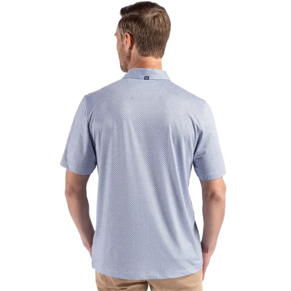 Men's polo with short sleeves, 4-way stretch, and UPF50+ sun protection.... from ASI 47965 Cutter & Buck