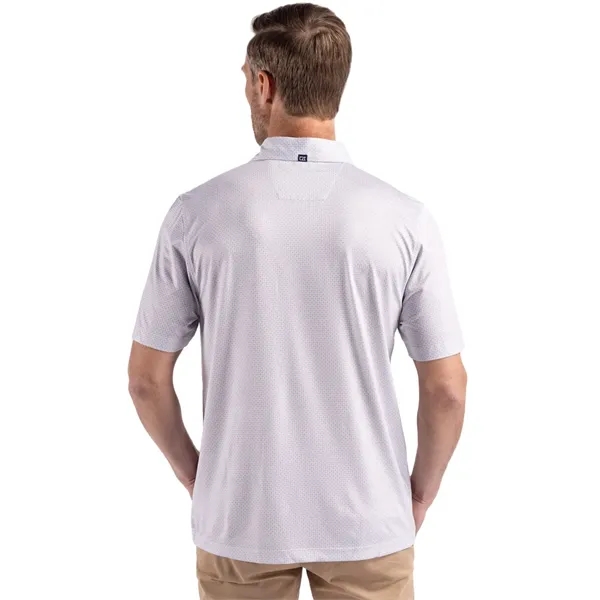 Men's polo with short sleeves, 4-way stretch, and UPF50+ sun protection.... from ASI 47965 Cutter & Buck