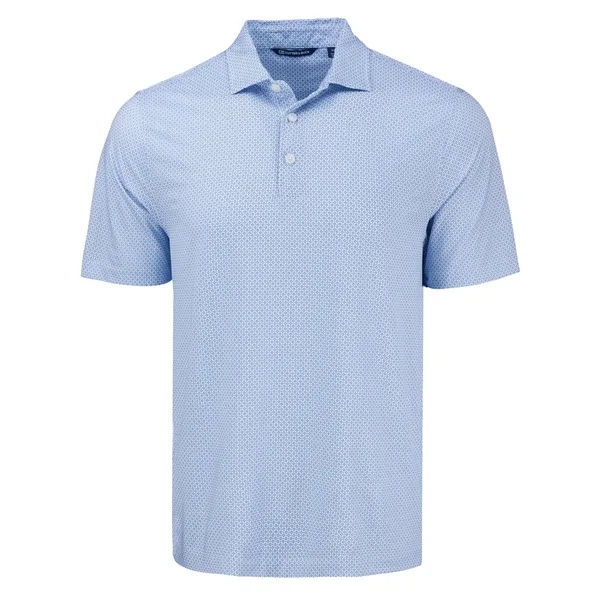 Men's polo with short sleeves, 4-way stretch, and UPF50+ sun protection.... from ASI 47965 Cutter & Buck