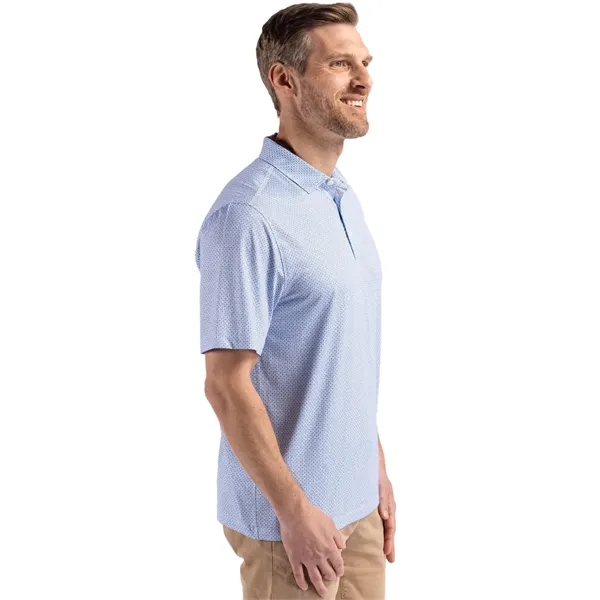 Men's polo with short sleeves, 4-way stretch, and UPF50+ sun protection.... from ASI 47965 Cutter & Buck
