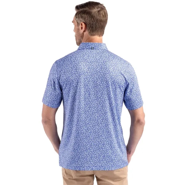 Men's polo with short sleeves, 4-way stretch, moisture-wicking performance, and UPF50+... from ASI 47965 Cutter & Buck