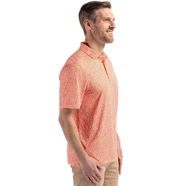 Men's polo with short sleeves, 4-way stretch, moisture-wicking performance, and UPF50+... from ASI 47965 Cutter & Buck