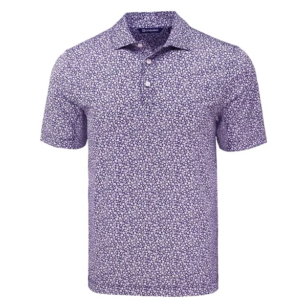 Men's polo with short sleeves, 4-way stretch, moisture-wicking performance, and UPF50+... from ASI 47965 Cutter & Buck