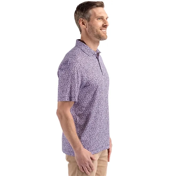 Men's polo with short sleeves, 4-way stretch, moisture-wicking performance, and UPF50+... from ASI 47965 Cutter & Buck