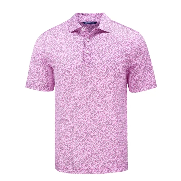 Men's polo with short sleeves, 4-way stretch, moisture-wicking performance, and UPF50+... from ASI 47965 Cutter & Buck
