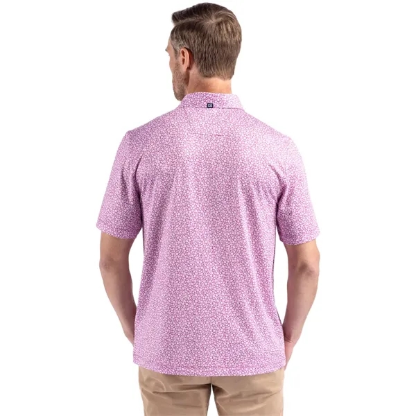 Men's polo with short sleeves, 4-way stretch, moisture-wicking performance, and UPF50+... from ASI 47965 Cutter & Buck