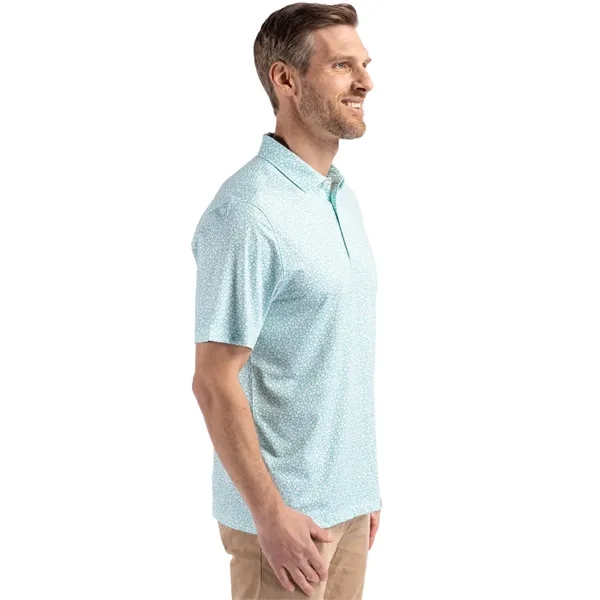 Men's polo with short sleeves, 4-way stretch, moisture-wicking performance, and UPF50+... from ASI 47965 Cutter & Buck