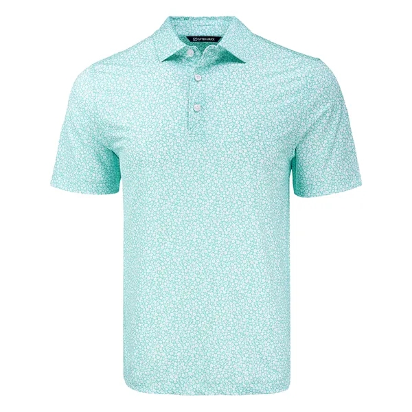 Men's polo with short sleeves, 4-way stretch, moisture-wicking performance, and UPF50+... from ASI 47965 Cutter & Buck