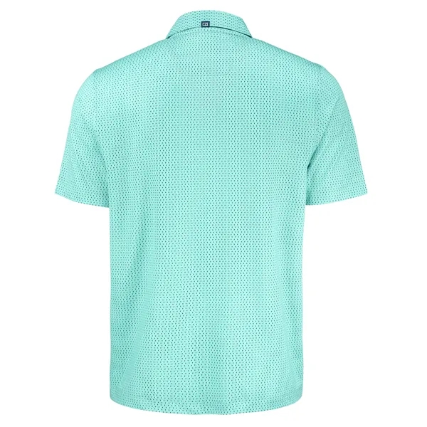 Cutter & Buck Pike Eco Shadow Check Print Recycled Mens Polo... from ASI 47965 Cutter & Buck