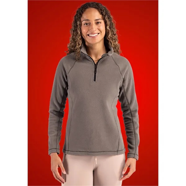 Clique Powder Recycled Fleece Womens Quarter Zip Pullover... from ASI 47965 Cutter & Buck