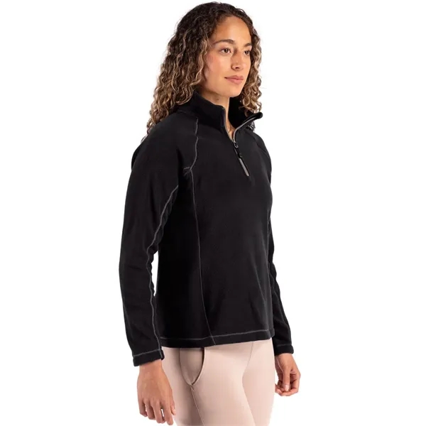 Clique Powder Recycled Fleece Womens Quarter Zip Pullover... from ASI 47965 Cutter & Buck