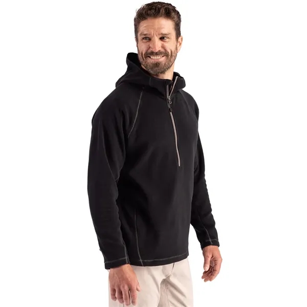 Clique Powder Recycled Fleece Mens Half Zip Hooded Pullover... from ASI 47965 Cutter & Buck