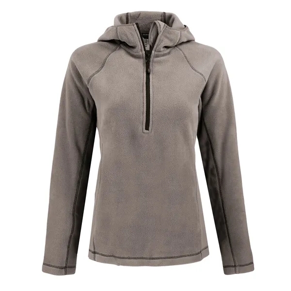 Clique Powder Recycled Fleece Womens Half Zip Hooded Pull...... from ASI 47965 Cutter & Buck