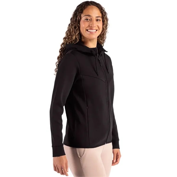 Clique Haven Recycled Womens Full Zip Hooded Sweatshirt... from ASI 47965 Cutter & Buck
