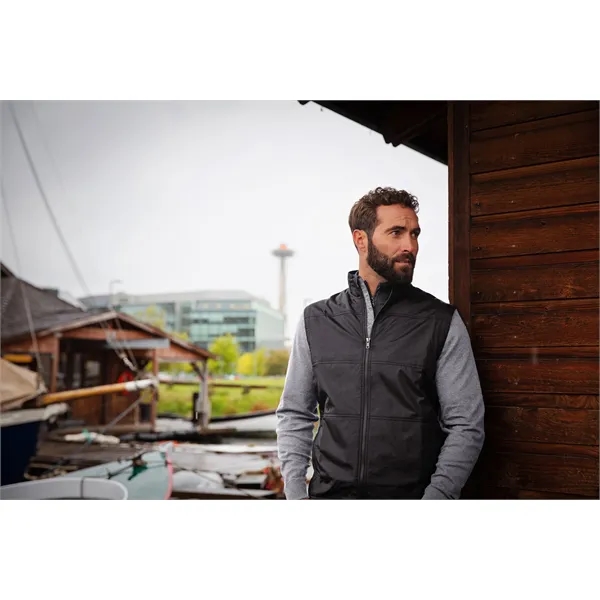 Men's jacket with a full-zip, moisture-wicking performance, zip pockets, and chin... from ASI 47965 Cutter & Buck