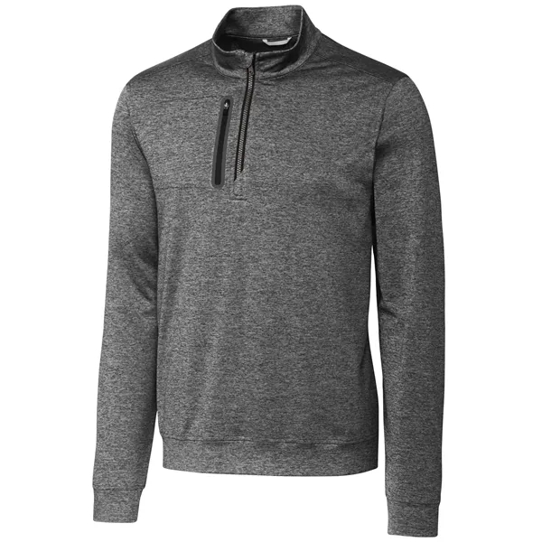 Men's sweatshirt with a quarter-zip, chest pocket, UPF 50+ protection, moisture-wicking... from ASI 47965 Cutter & Buck