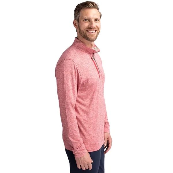 Men's sweatshirt with a quarter-zip, chest pocket, UPF 50+ protection, moisture-wicking... from ASI 47965 Cutter & Buck