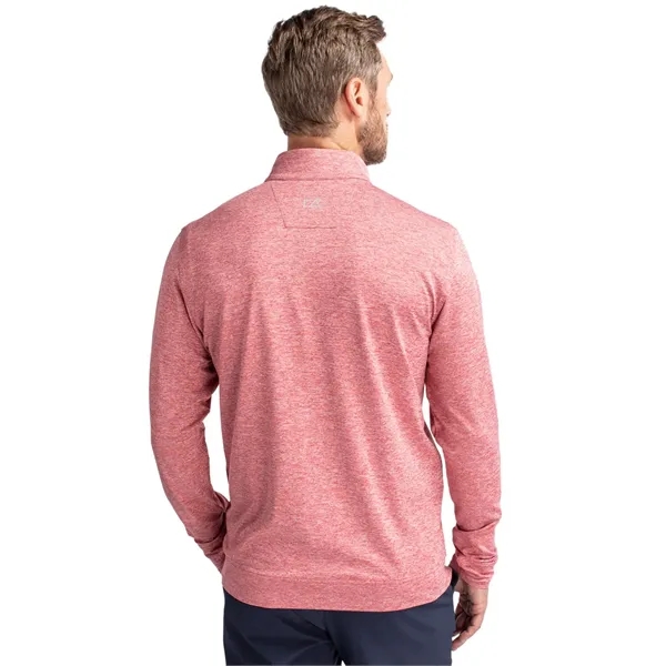 Men's sweatshirt with a quarter-zip, chest pocket, UPF 50+ protection, moisture-wicking... from ASI 47965 Cutter & Buck