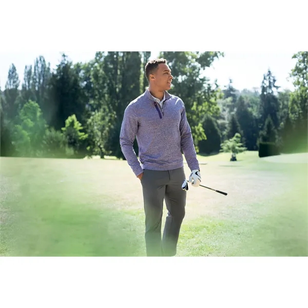 Men's sweatshirt with a quarter-zip, chest pocket, UPF 50+ protection, moisture-wicking... from ASI 47965 Cutter & Buck