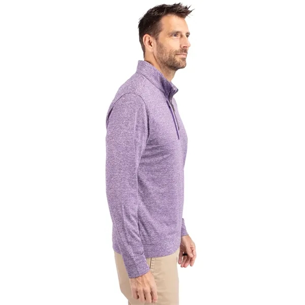 Men's sweatshirt with a quarter-zip, chest pocket, UPF 50+ protection, moisture-wicking... from ASI 47965 Cutter & Buck