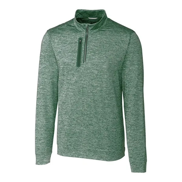 Men's sweatshirt with a quarter-zip, chest pocket, UPF 50+ protection, moisture-wicking... from ASI 47965 Cutter & Buck