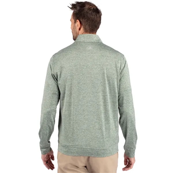 Men's sweatshirt with a quarter-zip, chest pocket, UPF 50+ protection, moisture-wicking... from ASI 47965 Cutter & Buck