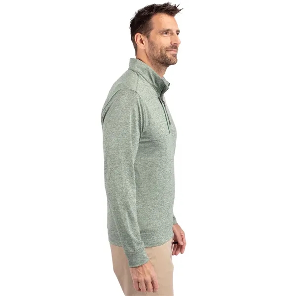 Men's sweatshirt with a quarter-zip, chest pocket, UPF 50+ protection, moisture-wicking... from ASI 47965 Cutter & Buck