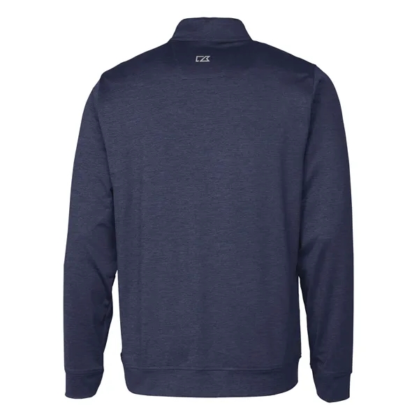 Men's sweatshirt with a quarter-zip, chest pocket, UPF 50+ protection, moisture-wicking... from ASI 47965 Cutter & Buck