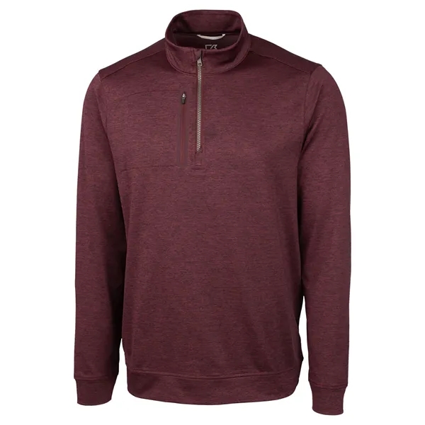 Men's sweatshirt with a quarter-zip, chest pocket, UPF 50+ protection, moisture-wicking... from ASI 47965 Cutter & Buck