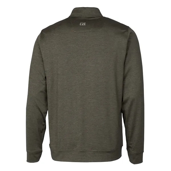 Men's sweatshirt with a quarter-zip, chest pocket, UPF 50+ protection, moisture-wicking... from ASI 47965 Cutter & Buck