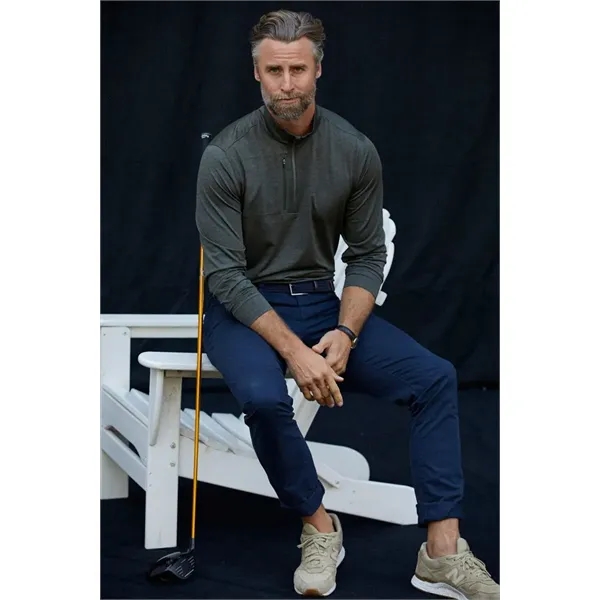 Men's sweatshirt with a quarter-zip, chest pocket, UPF 50+ protection, moisture-wicking... from ASI 47965 Cutter & Buck